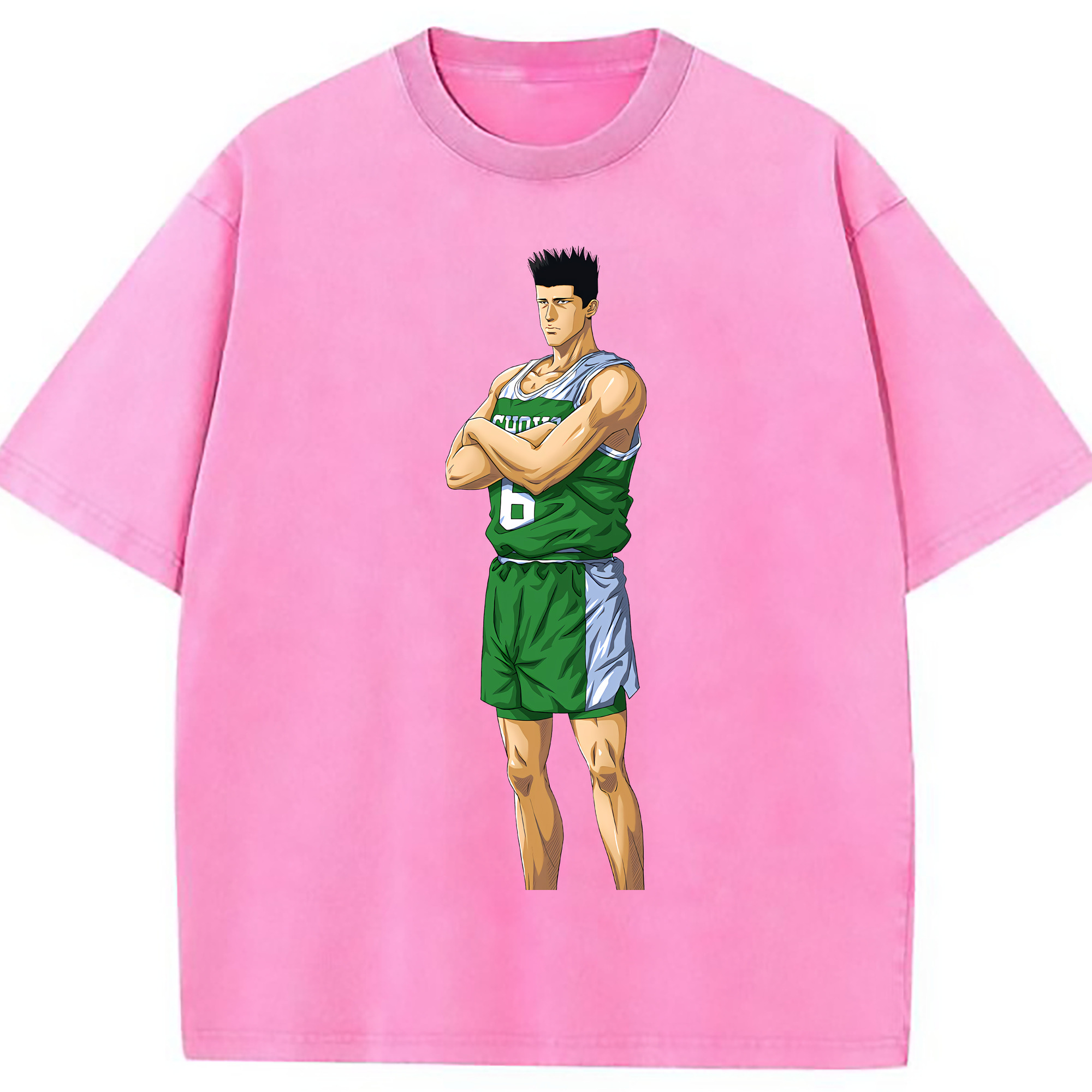 （画像用） SLAM DUNK／スラムダンク 綿100% ヴィンテージ風 半袖Tシャツ（フロントプリント）